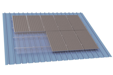 屋顶支架系统-C卡轨道固定