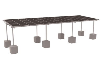 铝合金车棚II号系统